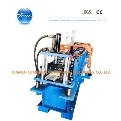 China Powerful Door Frame Roll Forming Machine 11KW For Shutter Door Bottom Plate for sale