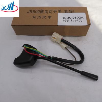 China HELI Forklift spare parts turning lamp switches Turn Signal Switch Assy JK802 8730-0802A for sale