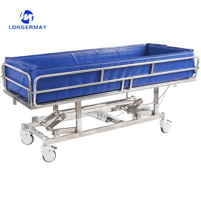 China Electric Adjustable Medical Bath Bed Iron Metal  For Patient en venta
