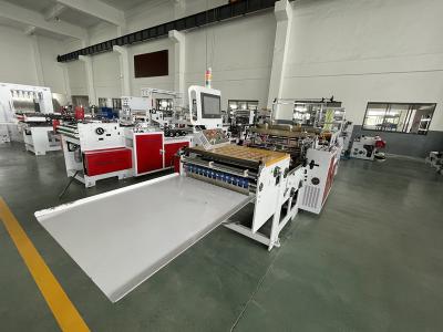 China Euro Tissue Plastic Bag Making Equipment 65 Bags/Min 15kw 450mm for sale