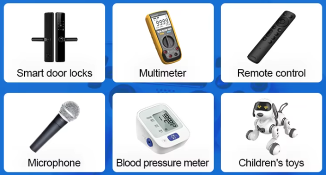 XTAR battery applications in various electronic devices