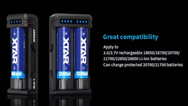 XTAR SC2 Fast Battery Charger product image