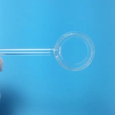 China Wholesale Clear Quartz Glass Tee Pipe for sale