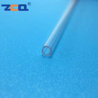 China Eccentric Quartz Glass Tube Multi Hole Elliptical D Shaped for sale