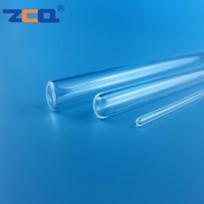 China a pureza alta de tubo de ensaio de vidro do Borosilicate do tubo capilar de quartzo de 5-1500mm uma extremidade selou à venda