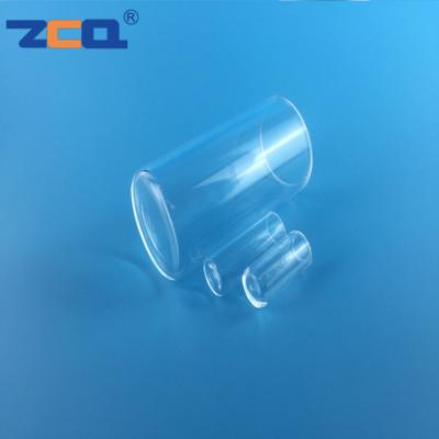 China Transparent Quartz Capillary Tube One End Flat Sealed Quartz Glass Test Tube for sale