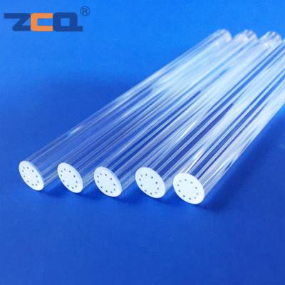 China Ten Holes Quartz Capillary Tube Circular Shape With ID 0.8mm for sale