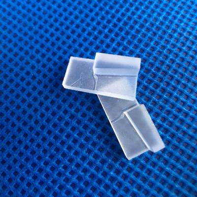 China Cnc Machining Quartz Glass Small Size Optical Fused Silica Parts for sale