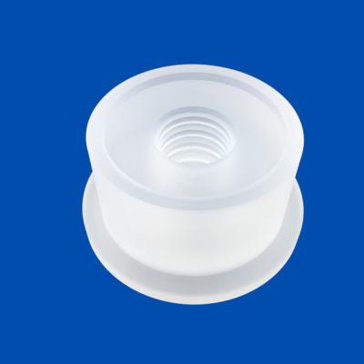 China Cnc Threaded Fused Silica Machining Hole Precision Carved Quartz Parts for sale