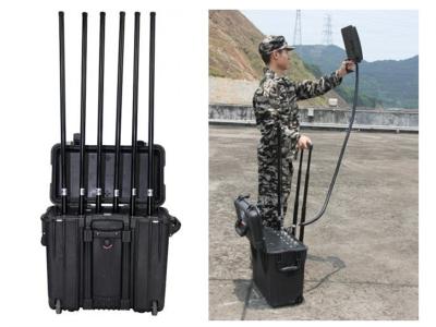 China High Power Long Range Drone Signal Jammer For Home With GPS 2.4G / 5.8G Jamming for sale