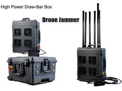 China Draw - Bar Box Drone Signal Jammer Portable With 360 Watts , 1000m Jamming Range for sale