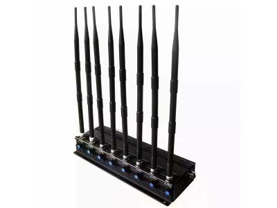 China 8 High Gain Antennas Wireless Signal Jammer for sale