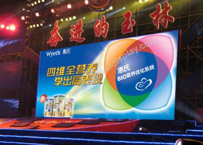 Chine Panneau de mur visuel mené extérieur de location de haute résolution/écrans menés incurvés à vendre