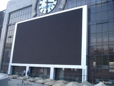 China P10 outdoor fixed full color led display project case in Israel from our customer feedback for sale
