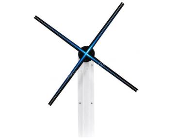 China Ad Video 42 Cm 3D Hologram Display Fan ABS Material With SD / Wi-Fi Digital Signage for sale