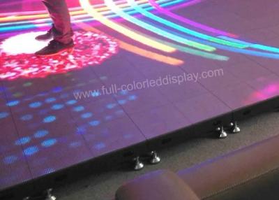 China Acrylic LED floor tile Display SMD 2727 P3.91 P4.81 P5.2 P6.25 Aluminum Panel Material for sale