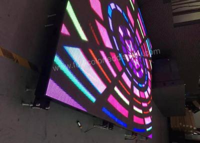 China Outdoor Floor LED Stage Floor Display Anti Scratch Mask Interactive Glass Bridge Applied for sale