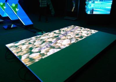 China controle portátil do SD do espelho do diodo emissor de luz Dance Floor 3D de 19.2W 4500nits para o casamento à venda