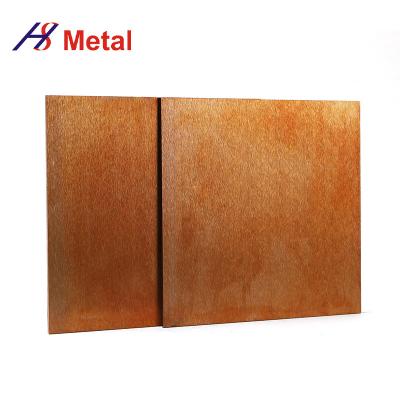 China tungsten copper sheet tungsten copper alloy plate Vacuum furnace alloy Refractory metal en venta