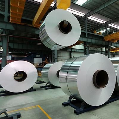 China Beverage Can 0.27mm Aluminum Can Body Stock , A3104 A5182 Roll Of Aluminum Coil for sale