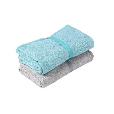 Китай Дюйм 19x39 быстрого сухого одеяла пляжного полотенца замши Microfiber голубого изготовленный на заказ продается