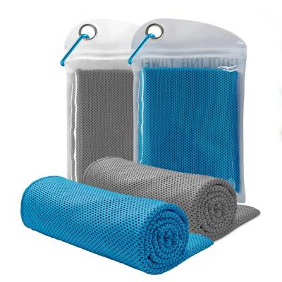 China Plain Design Microfiber Cooling Chill Towel 160gsm Hand Wash Only for sale