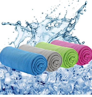 China Amazon Gym Fitness Microfiber Cooling Towel Reusable Microfiber Chill Towel for sale