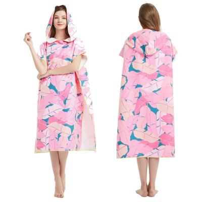 Китай Custom Microfiber Poncho Towel Women Man Ponchos Beach Towel продается