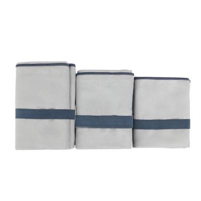 China Various Sizes Available Sustainable Microfiber Suede Towel Lightweight Lint-Free for sale