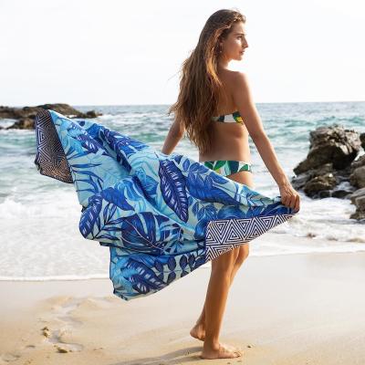China High Absorbency Soft Printed Microfiber Beach Towel for Beach Lovers and Hotels for sale