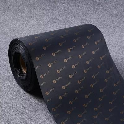 China 22gsm Tissue Paper Wrap Sheets Logo Printing Disposable Biodegradable Branded Roll for sale