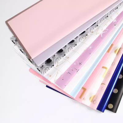 China Hojas de papel tisú de pulpa de madera de hoja de oro personalizada para regalo de oro rosa en venta
