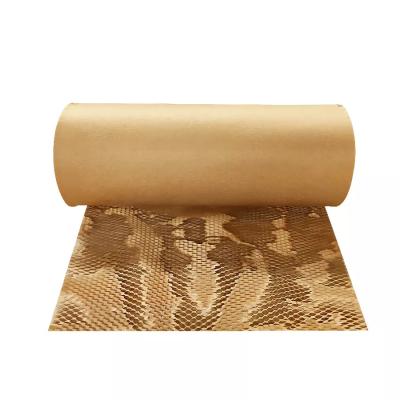 China Embalagem de folha de embrulho de papel favo de mel reciclável com 50 cm de largura e 100 m de comprimento à venda