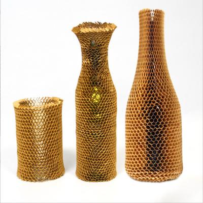 China 80gsm  Biodegradable Honeycomb Wrapping Kraft Paper Rolls For Fragile Gift for sale