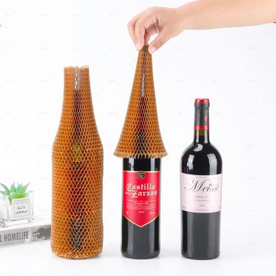 China Gift Honeycomb Wrapping Paper Set Cosmetics Fragile Packaging Biodegradable Kraft Paper for sale