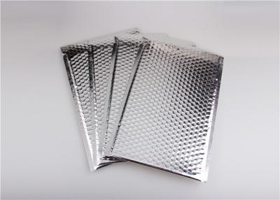 China Self Seal Silver Metallic Bubble Mailers , Bubble Wrap Envelopes Recyclable for sale
