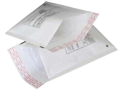 China White Kraft Bubble Mailers 45x210mm #C , Custom Bubble Mailer Envelopes for sale