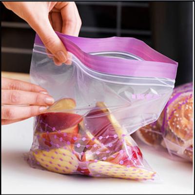 China Las bolsas de plástico que se puede volver a sellar para el acondicionamiento de los alimentos, las bolsas de plástico impresas aduana ZipLock en venta
