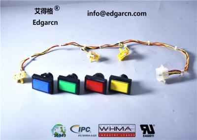China 1 Years Warranty Push Button Cable Customized Color For Gambling Machine for sale