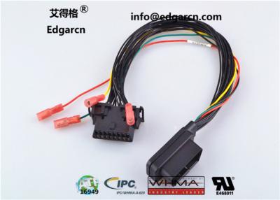 China J1962 Obd2 Connector Cable Obd Ii Diagnostic Cable 16 Pin Male To Female for sale