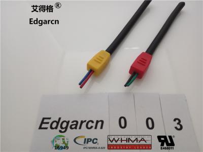 China Over Molded Custom Wire Assemblies Cord Strain Relief With Customized Color for sale