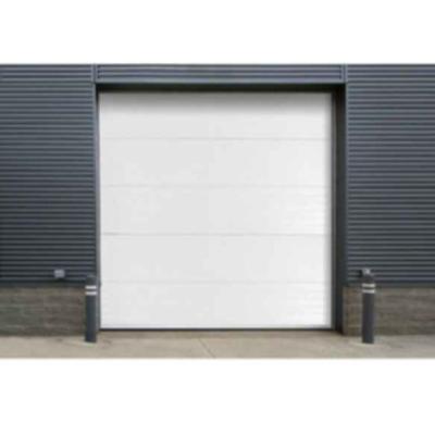 China Powder Coated Insulation Sectional Overhead Doors With Polyurethane Foam Thermal Vertical for sale
