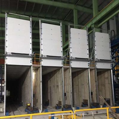 China la elevación vertical SUS304 de 0.55m m aisló puertas seccionales en venta