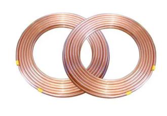 China Refrigeration Soft 50 Ft Copper Tubing Coil Custom for sale
