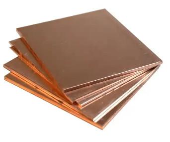 Chine C18700 C17200 Plaque métallique en bronze plat au plomb résistant à la corrosion alliage de cuivre à vendre