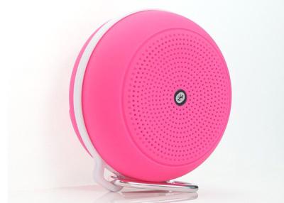 China Wireless Bluetooth Shower Speaker , Round Waterproof Bluetooth Speaker With TF Card Reader for sale