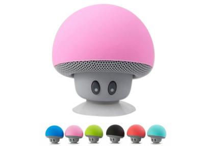 China Hands Free Lovely Mushroom Wireless Bluetooth Speaker With Suction Cup for sale