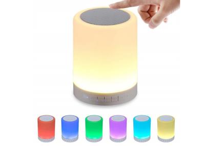 China Color Changing Mini Wireless Bluetooth Speaker , Touch Control Night Light Bluetooth Speaker for sale