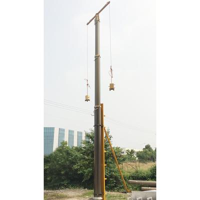 China 25m Height 100kg payloads Lockable Pneumatic Telescopic Mast model 90A10250-PHTmast for sale