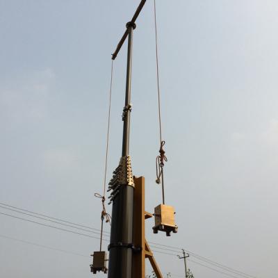 China 50kg payload-25m Lockable Pneumatic Telescopic Mast model 90A12250-PHTmast for sale